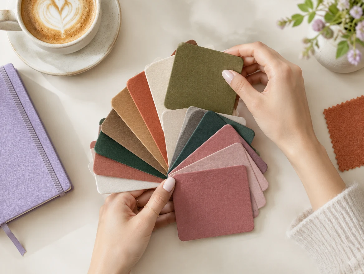 An example of a personal colour palette kit